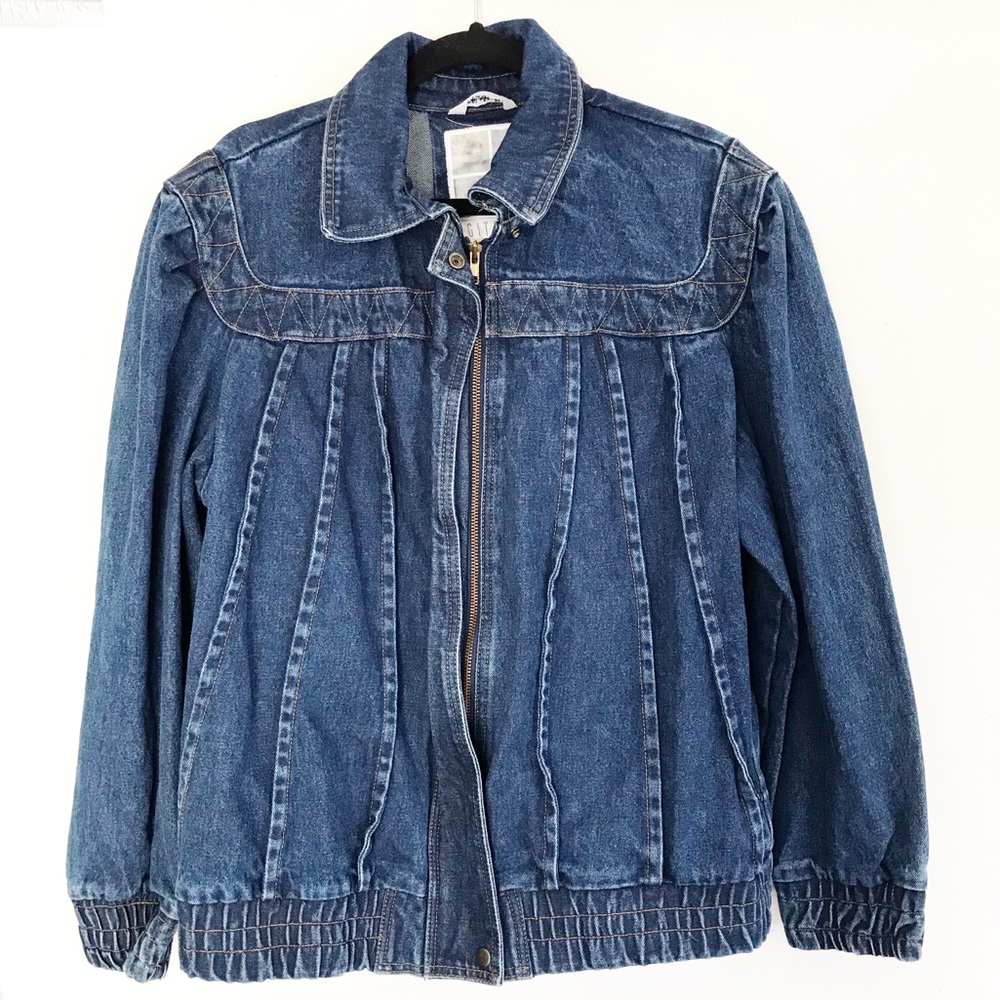 ❤️VINTAGE Gitano zip up denim jacket - Picture 1 of 7